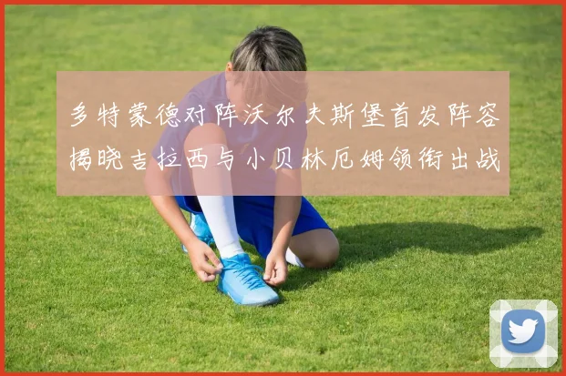 多特蒙德对阵沃尔夫斯堡首发阵容揭晓吉拉西与小贝林厄姆领衔出战